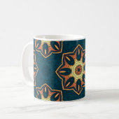 Mug Un motif sans couture ethnique avec mandala. illus (Devant gauche)