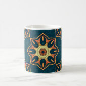 Mug Un motif sans couture ethnique avec mandala. illus (Centre)