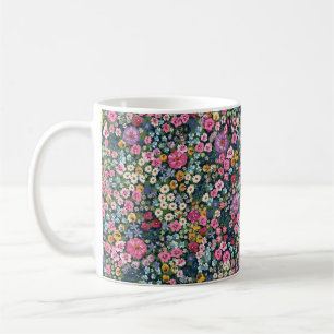 Mug Un motif sans couture fleurit au milieu de l'été.