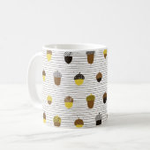 Mug Un motif sans soudure. Décor de surface d'automne. (Devant gauche)