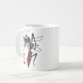 Mug Un moustique insatisfait (Devant gauche)