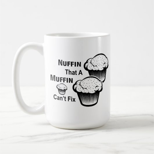 Mug Un muffin qui ne peut pas réparer la pâte à café (Gauche)