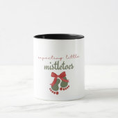 Mug Un Noël avec des petits gui Enceinte (Centre)