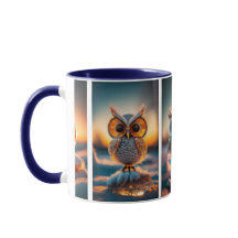 Un Noël baisé de neige avec des hiboux