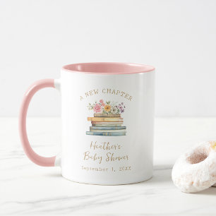 Mug Un nouveau Baby shower de livres de chapitre