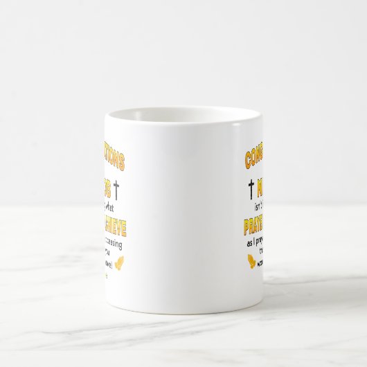 Mug   Un nouveau cadeau amusant pour un chrétien. chré (Centre)
