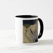 Mug Un nuage de poussière bronzée d'Arabie Saoudite (Devant droit)
