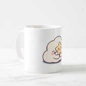 Mug Un nuage timide embrasser une étoile (Devant gauche)