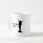 Mug Un obstacle est souvent une citation en pierre de  (Devant gauche)