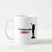 Mug Un obstacle est souvent une citation en pierre de  (Gauche)