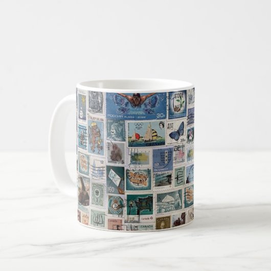 Mug Un océan de Timbres - (Devant gauche)