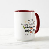 Mug Un Ode à la poterie Fête des mères de maman (Devant droit)