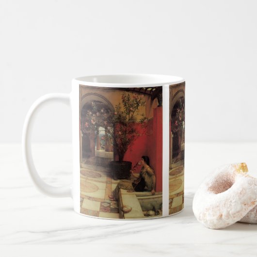 Mug Un Oleander par Alma Tadema, Fleurs de collection (Avec donut)