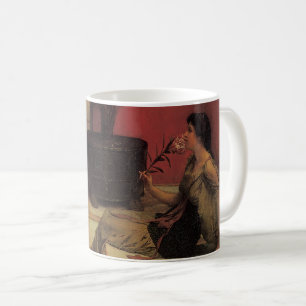 Mug Un Oleander par Alma Tadema, Fleurs Vintage