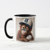 Mug Un Orang-outan joue au baseball. (Gauche)