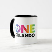 Mug Un Orlando un coeur d'arc-en-ciel d'impulsion (Devant gauche)
