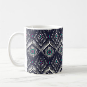 Mug Un ornement motif sans charme. Style géométrique