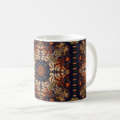 Mug Un ornement sans couture indien. Patch symétrique (Devant droit)