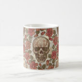 Mug Un ornement sans faille dans un style rétro avec d (Centre)