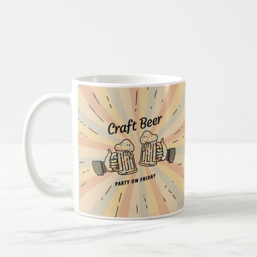 Mug Un ours en moquette rétro (Gauche)