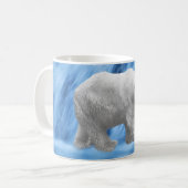 Mug Un Ours polaire à la cascade gelée (Devant gauche)