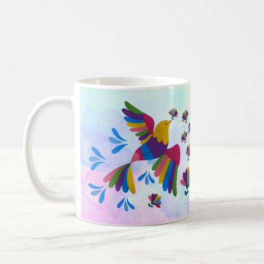 Mug "Un pajarito me lo dijo" personalizable  (Gauche)