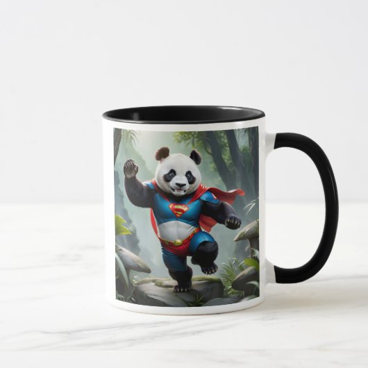 Mug Un panda super héros. (Droite)