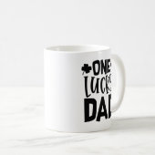 Mug Un papa chanceux (Devant droit)