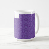 Mug Un papier d'emballage blanc avec un motif extensib (Devant droit)