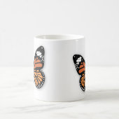 Mug Un papillon de monarque à bijoux (Centre)