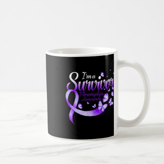 Mug Un papillon de sensibilisation à la fibromyalgie c (Droite)