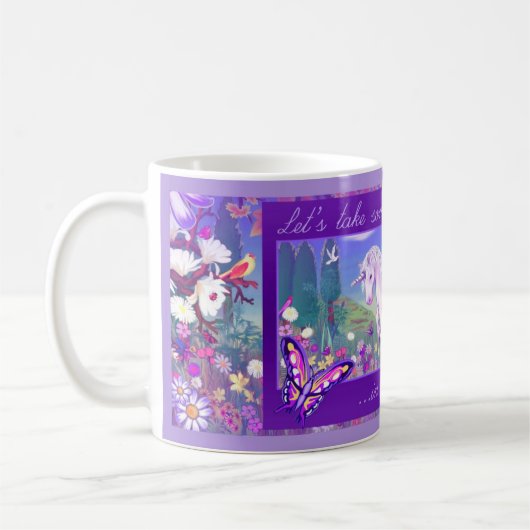 Mug Un paradis mauve (Gauche)