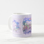 Mug un paradis pourpre & neige (Devant gauche)