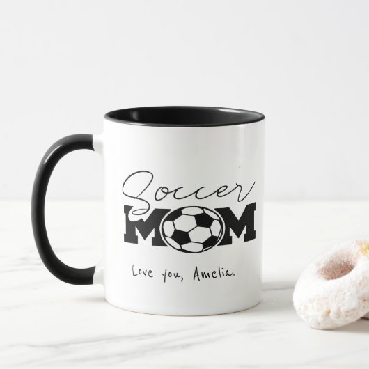 Mug Un parfait personnalisé pour chaque maman de socce (Avec donut)