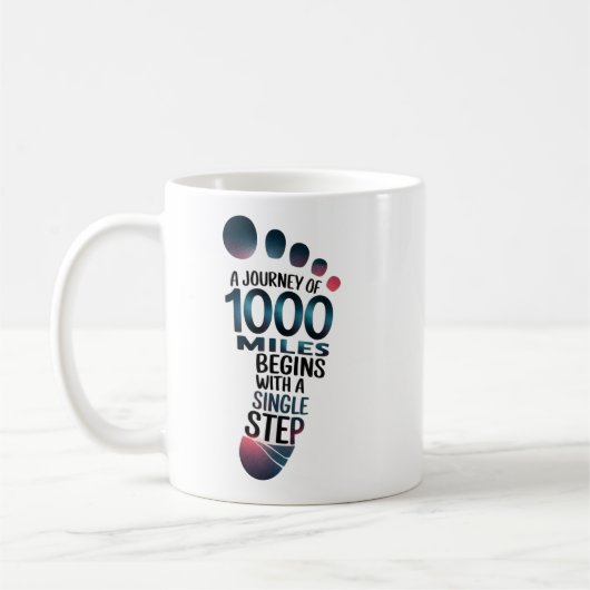 Mug "Un pas vers mille milles" (Gauche)