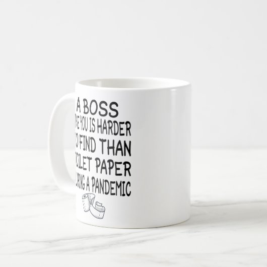 Mug Un patron comme vous est plus difficile à trouver  (Devant gauche)