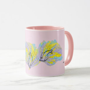 Mug : Un Peacock De Couleur