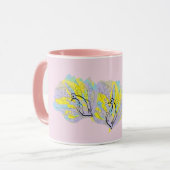 Mug : Un Peacock De Couleur (Devant gauche)