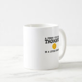 Mug Un Penny Pour Vos Pensées Est Un Mot Un Peu Coûteu (Devant droit)