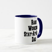Mug Un père au foyer au travail difficile (Devant droit)