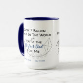 Mug Un PÈRE Parfait Pour Moi - De Garçon (Devant gauche)