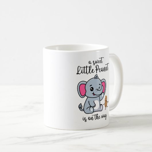 Mug Un Petit Arachide Douce En Chemin Nouveau Cool Béb (Devant droit)