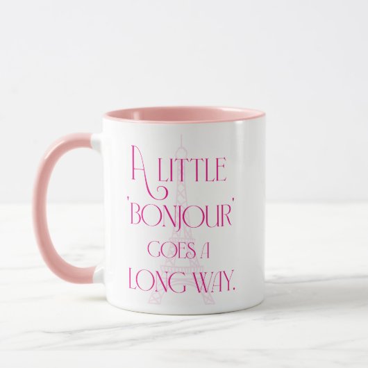 Mug Un petit bonjour va loin (Gauche)