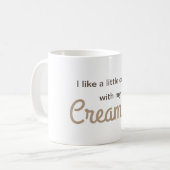 Mug Un petit café avec ma crème (Devant gauche)