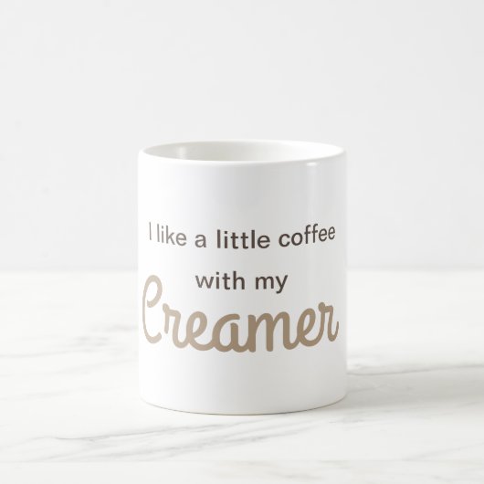 Mug Un petit café avec ma crème (Centre)