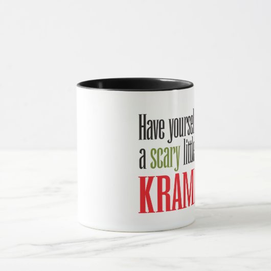 Mug Un petit Krampus effrayant (Centre)