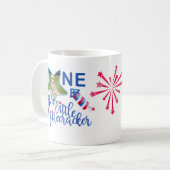 Mug Un Petit Pétard 4 juillet Premier Anniversaire (Devant gauche)