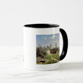 Mug Un petit yard à Moscou, 1878 (Devant droit)