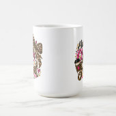 Mug Un peu chic, un peu sauvage - Imprimé léopard (Centre)