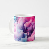 Mug Un peu de peinture. Fond d'abstrait Abstrait, pein (Devant gauche)